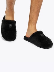 Kurt Geiger London Black Kensington Fur Slipper Shoes - Image 1 of 5