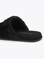 Kurt Geiger London Black Kensington Fur Slipper Shoes - Image 4 of 5