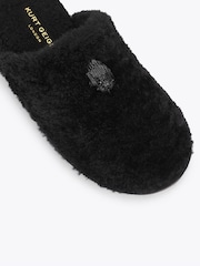 Kurt Geiger London Black Kensington Fur Slipper Shoes - Image 5 of 5