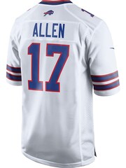 Nike White NFL Buffalo Bills Road Game Jersey - Josh Allen Youth - Image 3 of 3