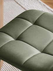 Birlea Olive Axel Fabric Dining Chairs - Image 6 of 7