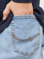 JACK & JONES Junior Light Blue Clark Regular Fit Jeans - Image 5 of 5