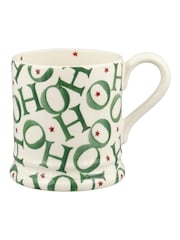 Emma Bridgewater Cream Hohoho 1/2 Pint Mug - Image 1 of 3