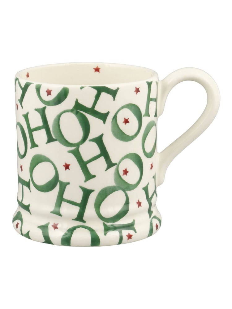 Emma Bridgewater Cream Hohoho 1/2 Pint Mug - Image 1 of 3