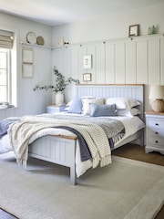 Willis & Gambier Sky Blue Chantilly Bed - Image 1 of 8