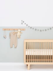 The Little Green Sheep Natural Natural Twist Cot Bed - Image 1 of 8