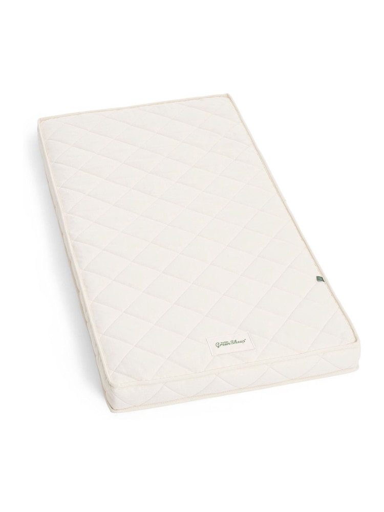 The Little Green Sheep Natural Natural Twist Cot Bed - Image 2 of 8