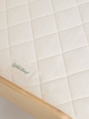 The Little Green Sheep Natural Natural Twist Cot Bed - Image 6 of 8
