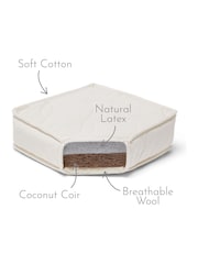The Little Green Sheep Natural Natural Twist Cot Bed - Image 7 of 8