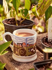 Emma Bridgewater Cream Country Icons Autumn Cows 1/2 Pint Mug - Image 1 of 4