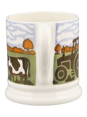 Emma Bridgewater Cream Country Icons Autumn Cows 1/2 Pint Mug - Image 3 of 4