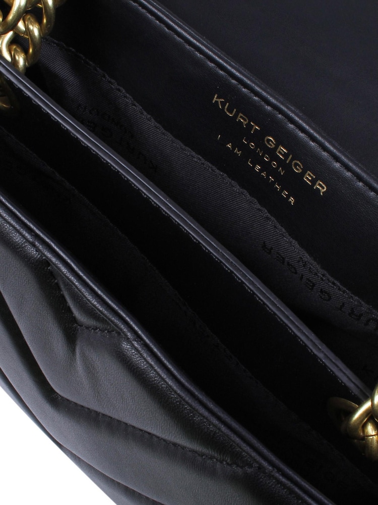 Kurt Geiger London Leather Kensington Black Day Bag - Image 3 of 3