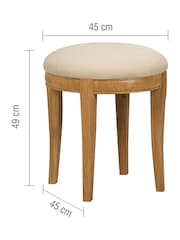 Willis & Gambier Oak Bordeaux Stool - Image 3 of 3