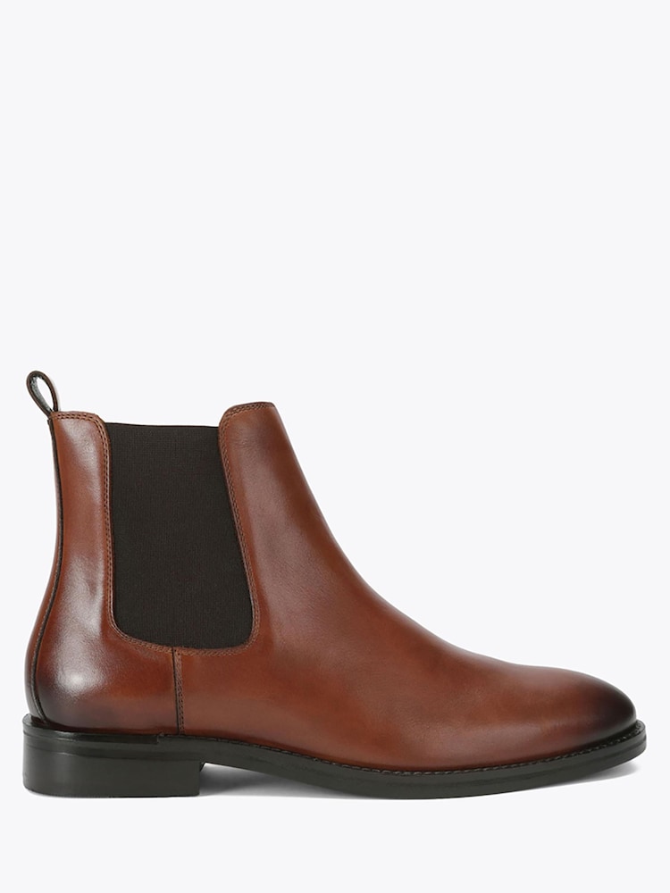 KG Kurt Geiger Brown Duke Leather Ankle Boots - Image 1 of 4 KG Kurt Geiger Brown Duke Leather Ankle Boots - Image 1 of 4