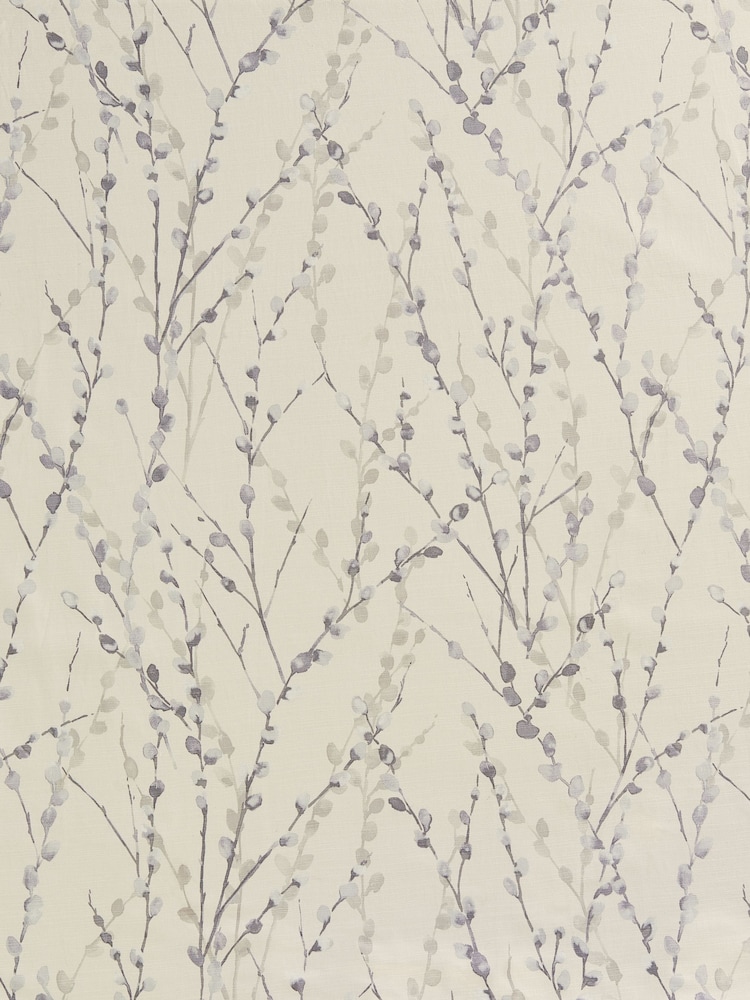 Natural Next Delicate Willow Print Eyelet Lined Curtains - Image 2 of 4