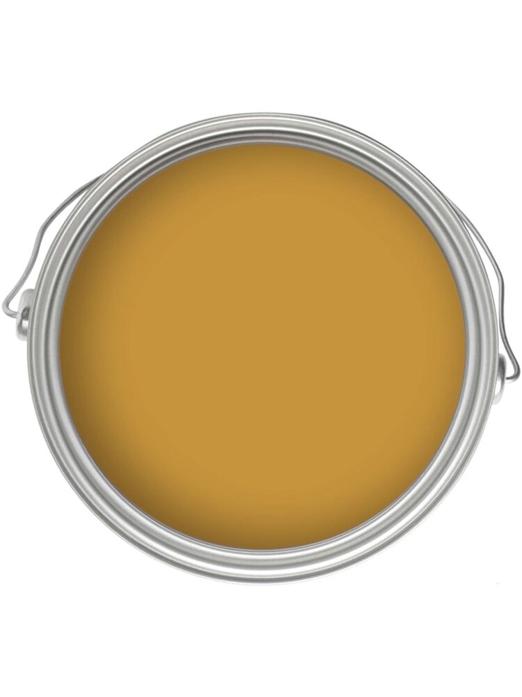 Craig & Rose Ochre Yellow Chalky Emulsion French Ochre 2.5Lt Paint - Image 1 of 2