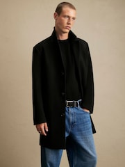 River Island Faux Wool Overcoat - Bilde 1 av 4