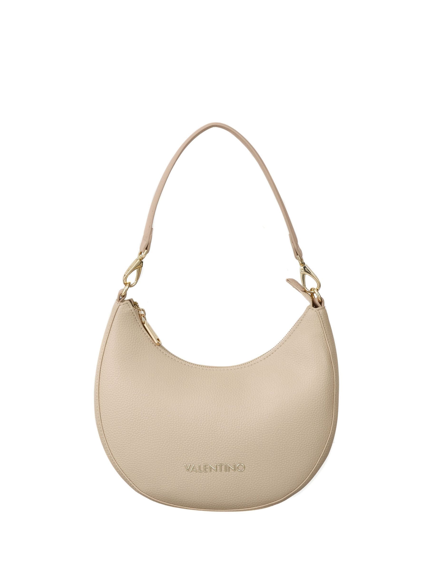 Valentino Bags Cream Alexia Shoulder Bag with detachable logo strap