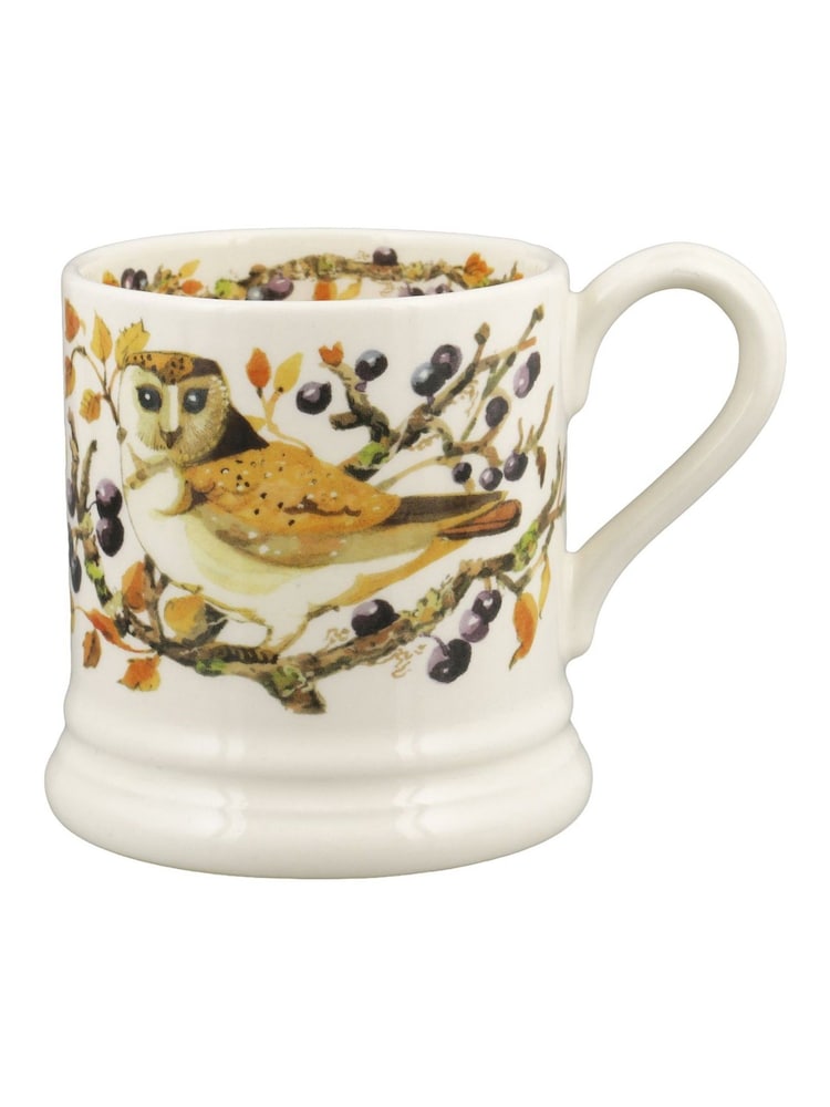Emma Bridgewater Cream Owl In Sloe Berries 1/2 Pint Mug - Image 2 of 4 Emma Bridgewater Cream Owl In Sloe Berries 1/2 Pint Mug - Image 2 of 4