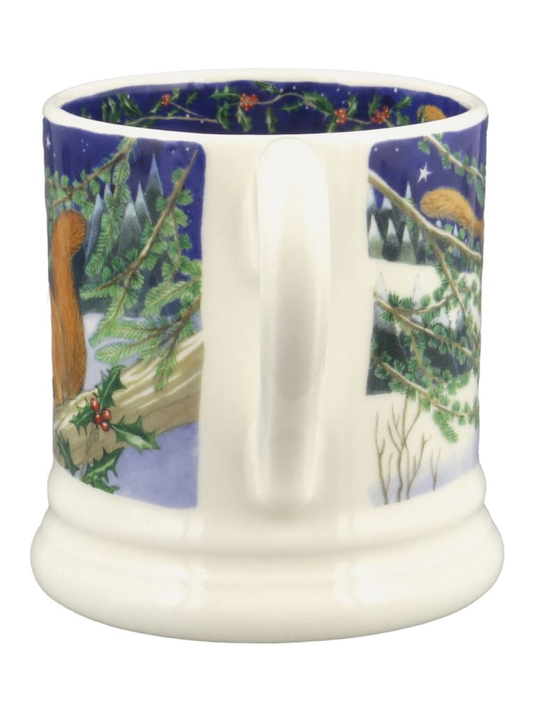 Emma Bridgewater Cream Midnight Squirrel 1/2 Pint Mug - Image 2 of 3 Emma Bridgewater Cream Midnight Squirrel 1/2 Pint Mug - Image 2 of 3