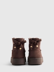 River Island Chocolate Brown Snug Boots - Image 4 of 5