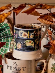 Emma Bridgewater Cream Spooky Dresser 1/2 Pint Mug - Image 1 of 3
