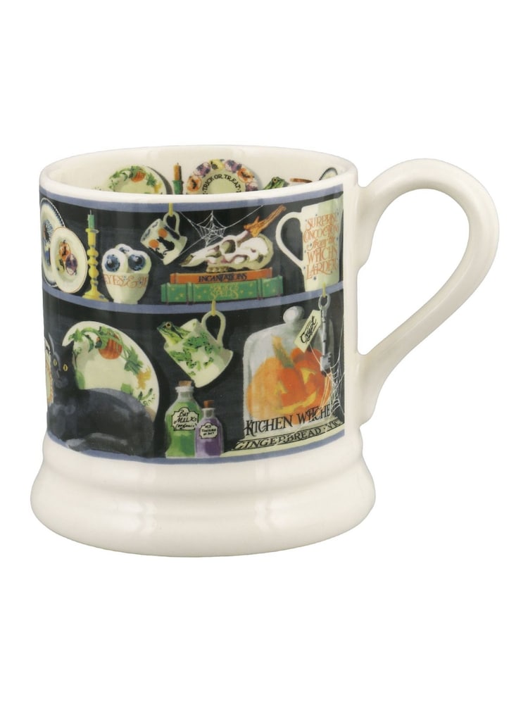 Emma Bridgewater Cream Spooky Dresser 1/2 Pint Mug - Image 2 of 3 Emma Bridgewater Cream Spooky Dresser 1/2 Pint Mug - Image 2 of 3