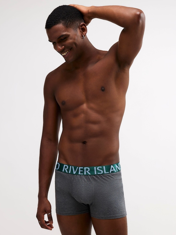 River Island Logo linningsshorts 5 -pakke - Bilde 3 av 3