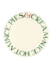 Emma Bridgewater Cream Christmas Toast  Marmalade Mince Pies Medium Dinner Plate - Image 2 of 3
