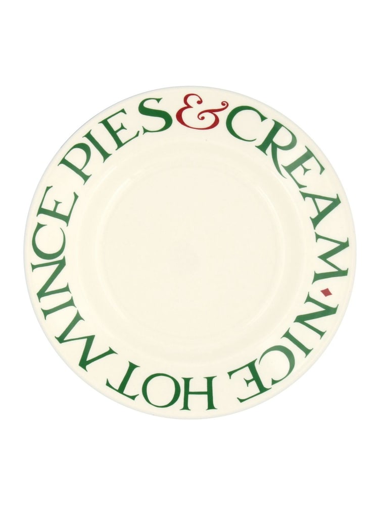 Emma Bridgewater Cream Christmas Toast Marmalade Mince Pies Medium Dinner Plate - Image 2 of 3 Emma Bridgewater Cream Christmas Toast Marmalade Mince Pies Medium Dinner Plate - Image 2 of 3