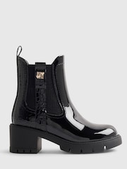 River Island Black Heeled Chelsea Boots - Image 1 of 5
