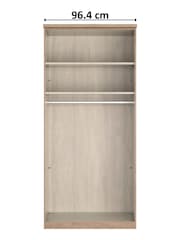 Wiemann Holm Oak Torquay Wood Semi Fitted Double Wardrobe - Image 4 of 4