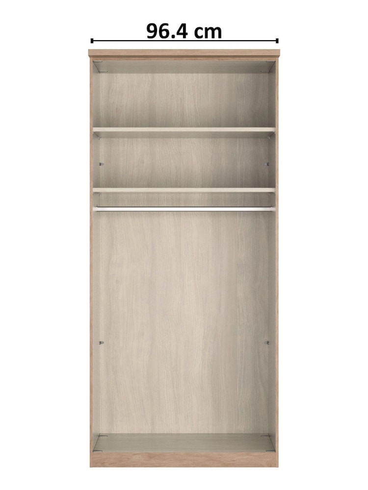 Wiemann Holm Oak Torquay Wood Semi Fitted Double Wardrobe - Image 4 of 4
