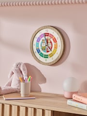 Neutral Bertie and Rosie Tell the Time Clock - Image 1 of 6