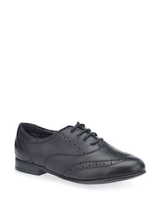 Start-Rite Matilda Black Leather Lace Up School Shoes F & G - Image 1 of 7