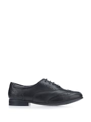 Start-Rite Matilda Black Leather Lace Up School Shoes F & G - Image 3 of 7