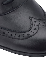 Start-Rite Matilda Black Leather Lace Up School Shoes F & G - Image 7 of 7
