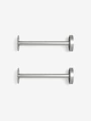 Brushed Silver Stud Holdbacks - Image 2 of 2