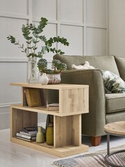 Light Bronx Oak Effect Large Sofa Side Table - Image 1 of 8