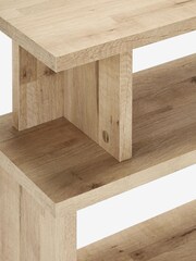 Light Bronx Oak Effect Large Sofa Side Table - Image 2 of 8