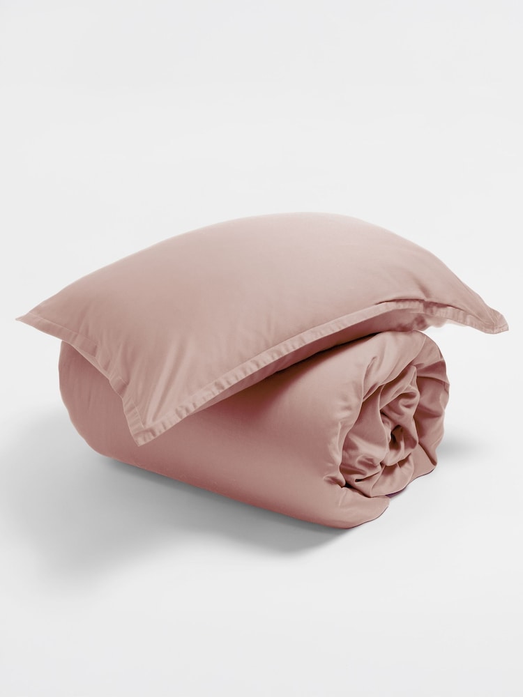 Secret Linen Store Dusty Pink Super Soft Duvet Cover - Image 2 of 2 Secret Linen Store Dusty Pink Super Soft Duvet Cover - Image 2 of 2