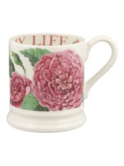 Emma Bridgewater Cream Emma's Rose 1/2 Pint Mug - Image 2 of 4