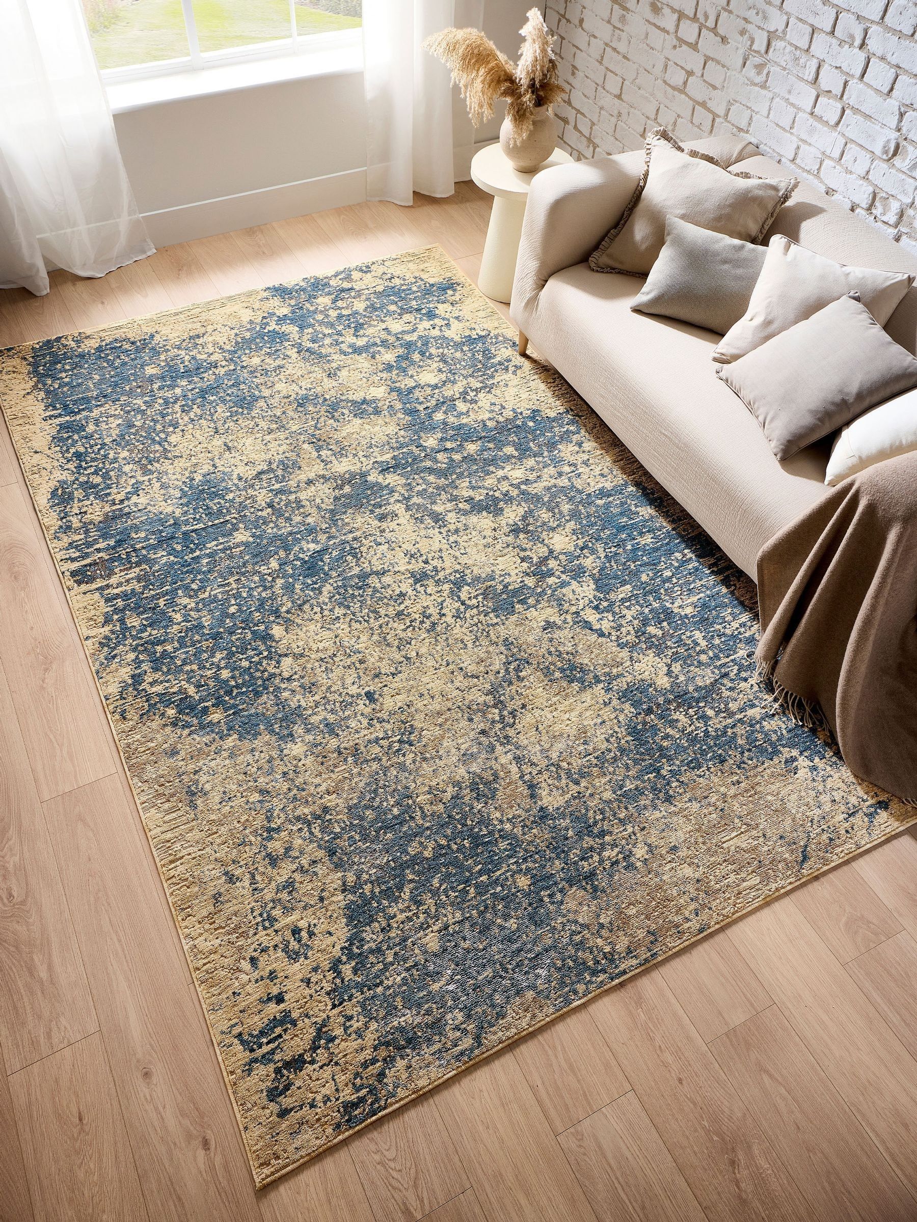 ラグ・カーペット ORIGIN RUG Buy Origin Rugs Blue Oren Rug from Next Canada