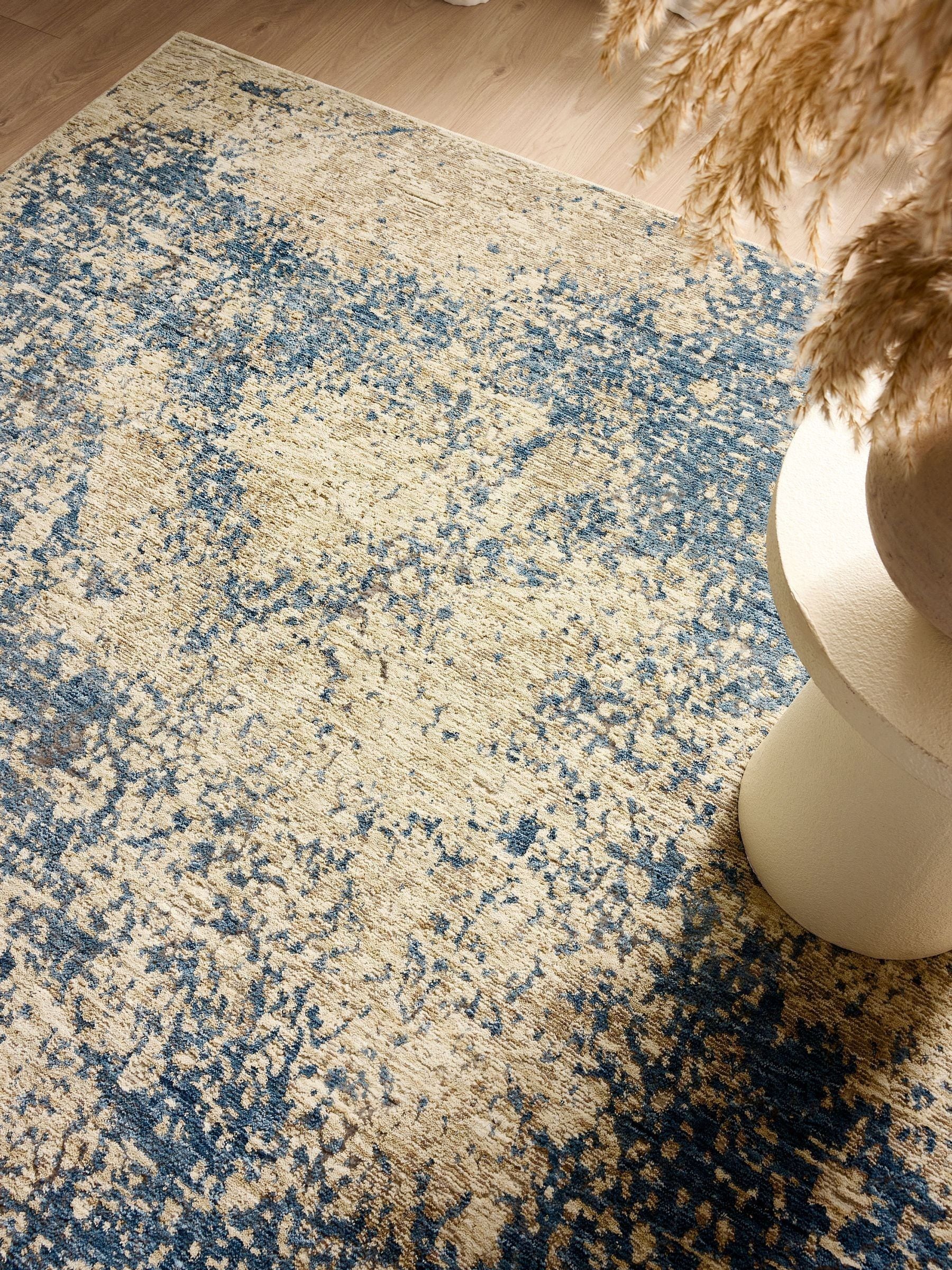 ラグ・カーペット ORIGIN RUG Buy Origin Rugs Blue Oren Rug from Next Canada