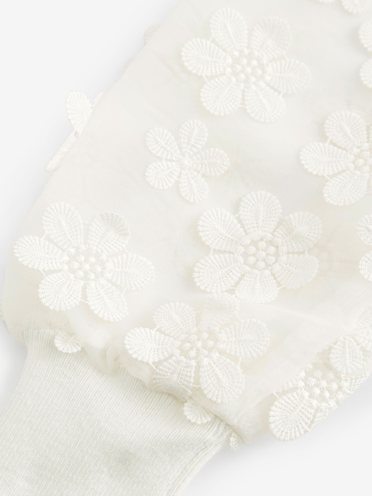 Baker by Ted Baker 3D Flower Cardigan - Image 4 of 4