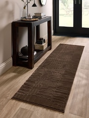 Origin Rugs Chocolate Pathway Runner - Image 1 of 4