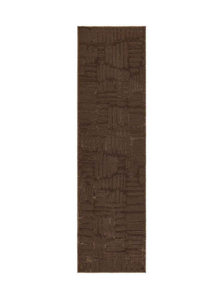 Origin Rugs Chocolate Pathway Runner - Image 2 of 4