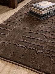 Origin Rugs Chocolate Pathway Runner - Image 3 of 4