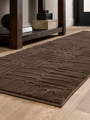 Origin Rugs Chocolate Pathway Runner - Image 4 of 4