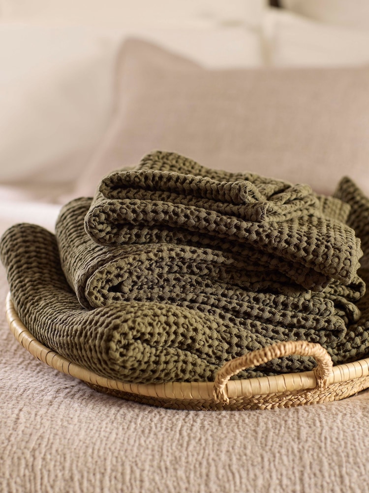 Secret Linen Store Waffle Towel - Larawan 1 ng 2
